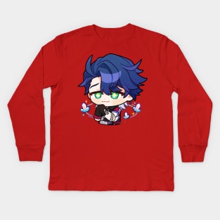 Honkai Star Rail Chibi Sampo Kids Long Sleeve T-Shirt